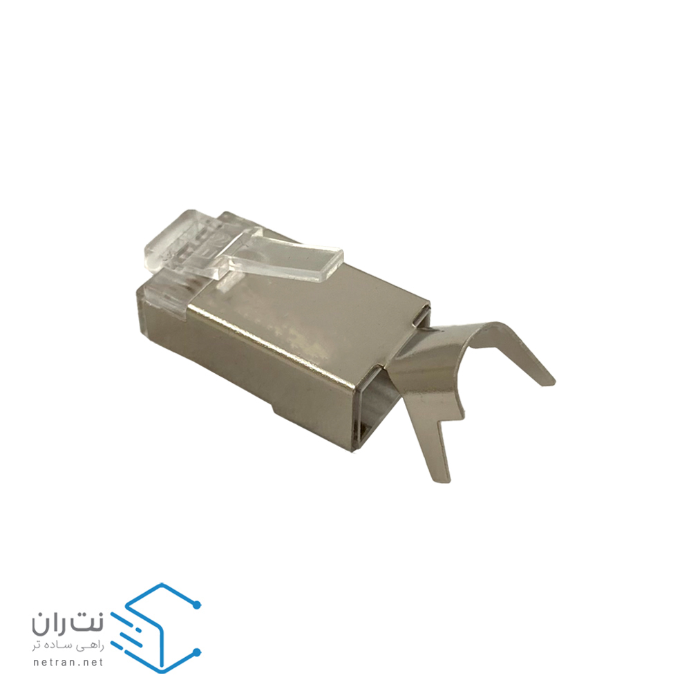 سوکت شبکه ونتولینک cat6a SFTP شانه دار میان گذر